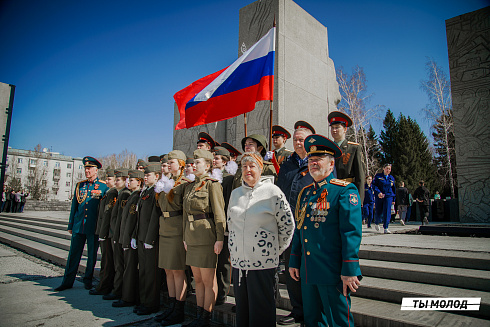 Открытие акции "Георгиевская ленточка"