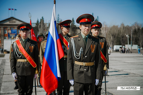 Открытие акции "Георгиевская ленточка"