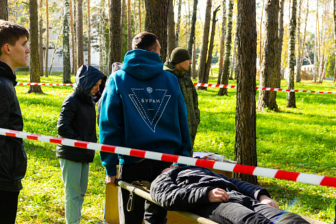 Военно-патриотическая игра "Зарница" НРО МООО РСО 