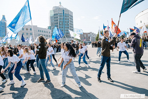 Торжественная линейка открытия Третьего Трудового Семестра для Студенческих отрядов НРО.