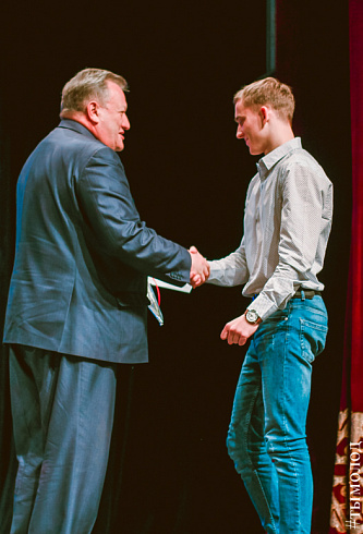 Вручение свидетельств и присвоение званий "Стипендиат мэрии Новосибирска"