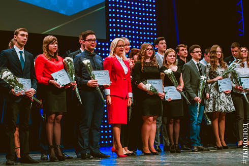 Вручение свидетельств и присвоение званий "Стипендиат мэрии Новосибирска"