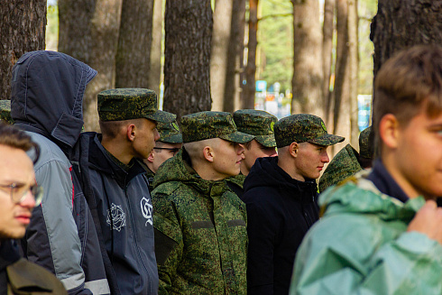 Военно-патриотическая игра "Зарница" НРО МООО РСО 