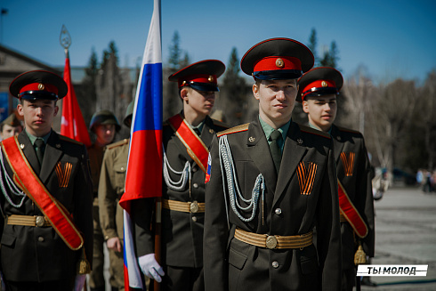 Открытие акции "Георгиевская ленточка"
