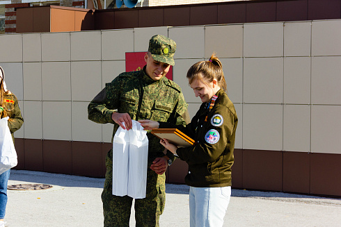 Военно-патриотическая игра "Зарница" НРО МООО РСО 