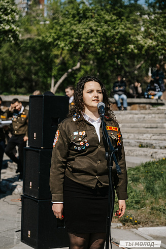 Торжественная линейка открытия Третьего Трудового Семестра для Студенческих отрядов НРО.