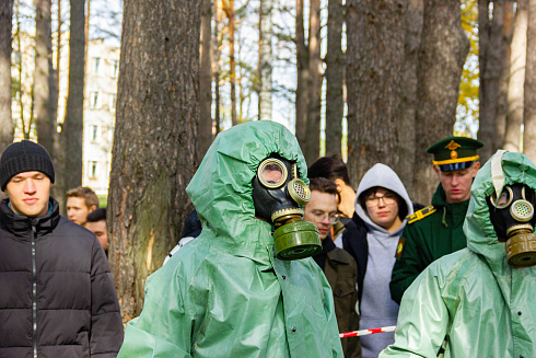 Военно-патриотическая игра "Зарница" НРО МООО РСО 