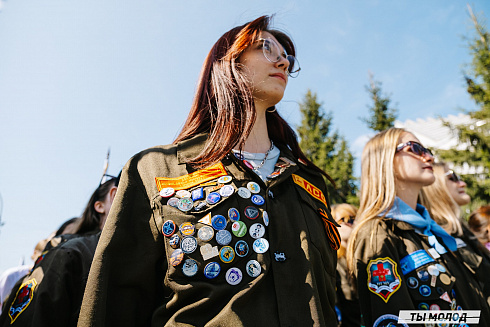 Торжественная линейка открытия Третьего Трудового Семестра для Студенческих отрядов НРО.