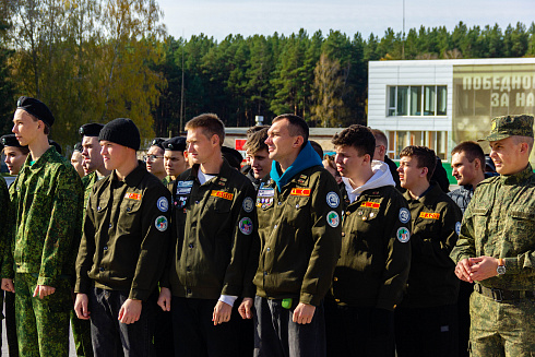 Военно-патриотическая игра "Зарница" НРО МООО РСО 