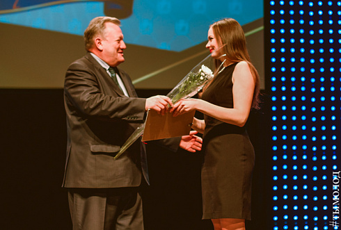 Вручение свидетельств и присвоение званий "Стипендиат мэрии Новосибирска"