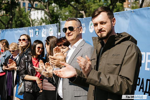 Торжественная линейка открытия Третьего Трудового Семестра для Студенческих отрядов НРО.