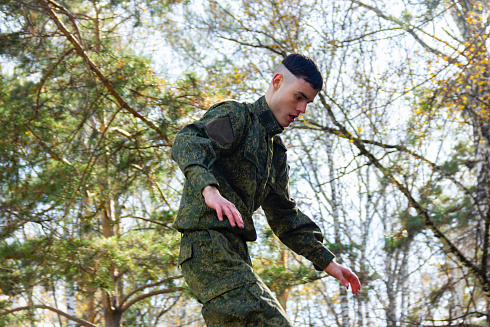 Военно-патриотическая игра "Зарница" НРО МООО РСО 