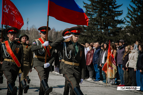 Открытие акции "Георгиевская ленточка"