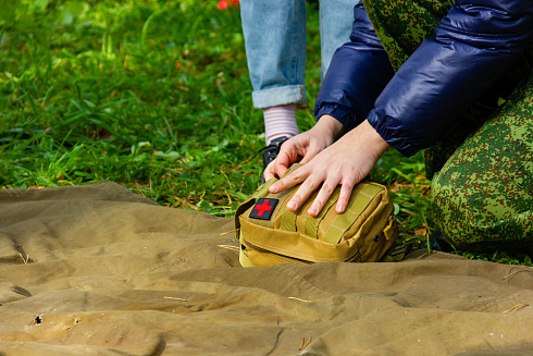 Военно-патриотическая игра "Зарница" НРО МООО РСО 