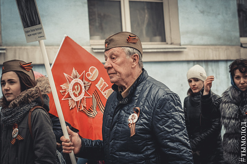 Бессмертный полк в Новосибирске