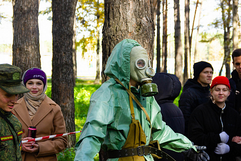 Военно-патриотическая игра "Зарница" НРО МООО РСО 