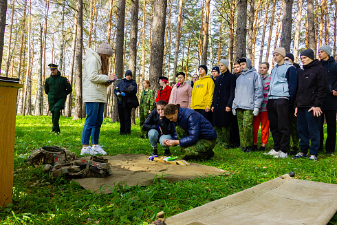 Военно-патриотическая игра "Зарница" НРО МООО РСО 