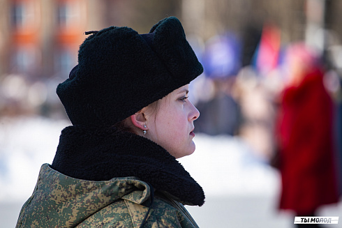 Возложение цветов в честь Дня Защитника Отечества 2025