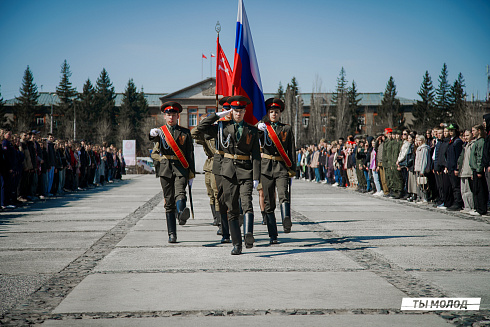 Открытие акции "Георгиевская ленточка"