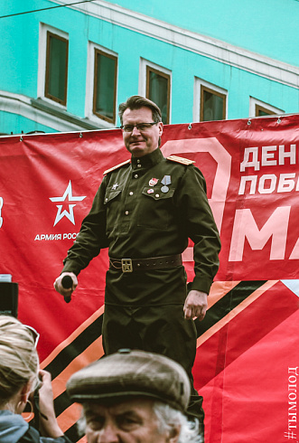 В Новосибирск прибыл агитпоезд «Армия Победы»