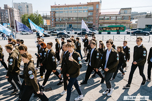Торжественная линейка открытия Третьего Трудового Семестра для Студенческих отрядов НРО.