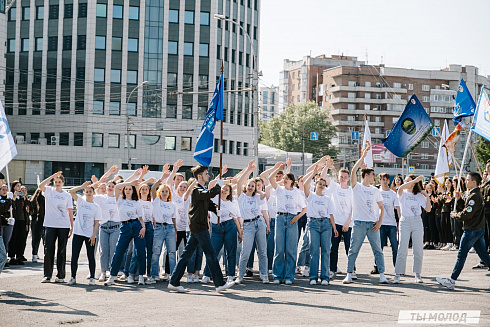 Торжественная линейка открытия Третьего Трудового Семестра для Студенческих отрядов НРО.