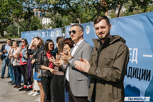 Торжественная линейка открытия Третьего Трудового Семестра для Студенческих отрядов НРО.