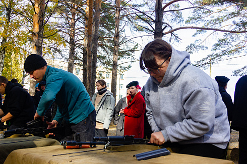 Военно-патриотическая игра "Зарница" НРО МООО РСО 