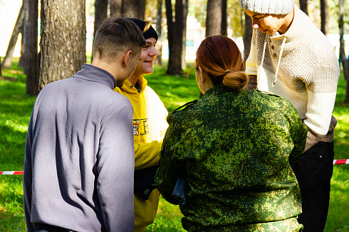 Военно-патриотическая игра "Зарница" НРО МООО РСО 