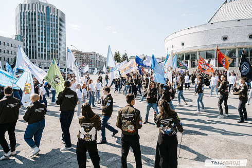 Торжественная линейка открытия Третьего Трудового Семестра для Студенческих отрядов НРО.