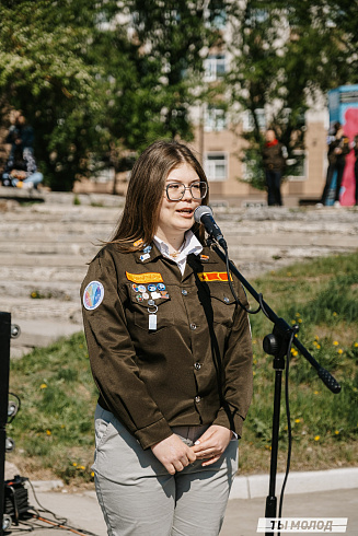 Торжественная линейка открытия Третьего Трудового Семестра для Студенческих отрядов НРО.