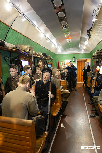 "Поезд Победы": Иммерсивная инсталяция 