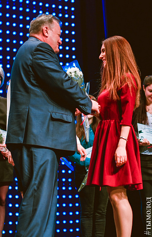 Вручение свидетельств и присвоение званий "Стипендиат мэрии Новосибирска"