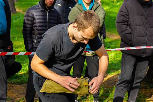 Военно-патриотическая игра "Зарница" НРО МООО РСО 