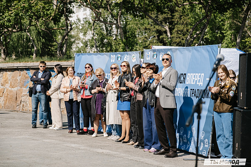 Торжественная линейка открытия Третьего Трудового Семестра для Студенческих отрядов НРО.