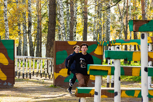 Военно-патриотическая игра "Зарница" НРО МООО РСО 