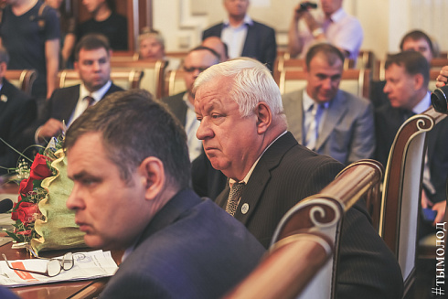 Чествование олимпийских призёров в Новосибирске