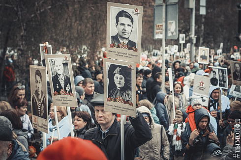 Бессмертный полк в Новосибирске