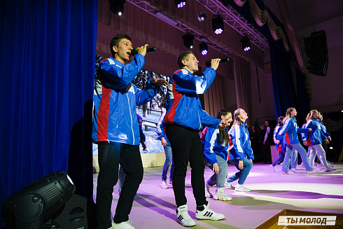 Торжественное закрытие Всероссийской патриотической акции "Снежный десант" 