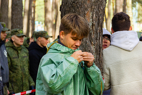 Военно-патриотическая игра "Зарница" НРО МООО РСО 