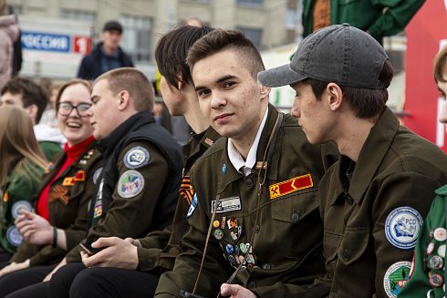 В память о героях Великой Отечественной войны 