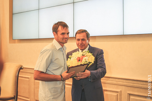 Чествование олимпийских призёров в Новосибирске