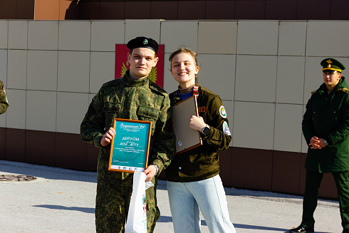 Военно-патриотическая игра "Зарница" НРО МООО РСО 