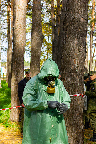 Военно-патриотическая игра "Зарница" НРО МООО РСО 