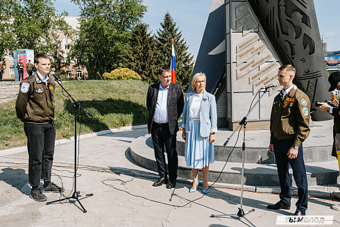 Торжественная линейка открытия Третьего Трудового Семестра для Студенческих отрядов НРО.