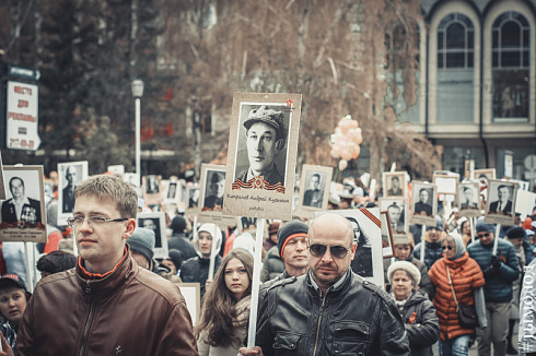 Бессмертный полк в Новосибирске