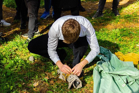 Военно-патриотическая игра "Зарница" НРО МООО РСО 