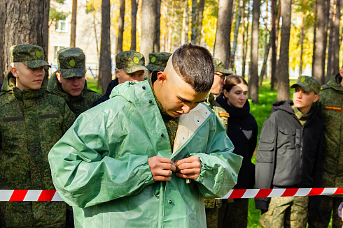 Военно-патриотическая игра "Зарница" НРО МООО РСО 