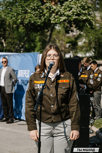 Торжественная линейка открытия Третьего Трудового Семестра для Студенческих отрядов НРО.