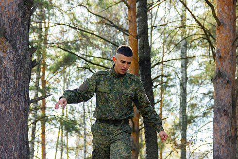 Военно-патриотическая игра "Зарница" НРО МООО РСО 